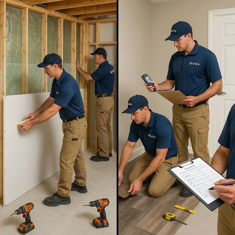 Repairs and Reconstruction process in Foley, AL